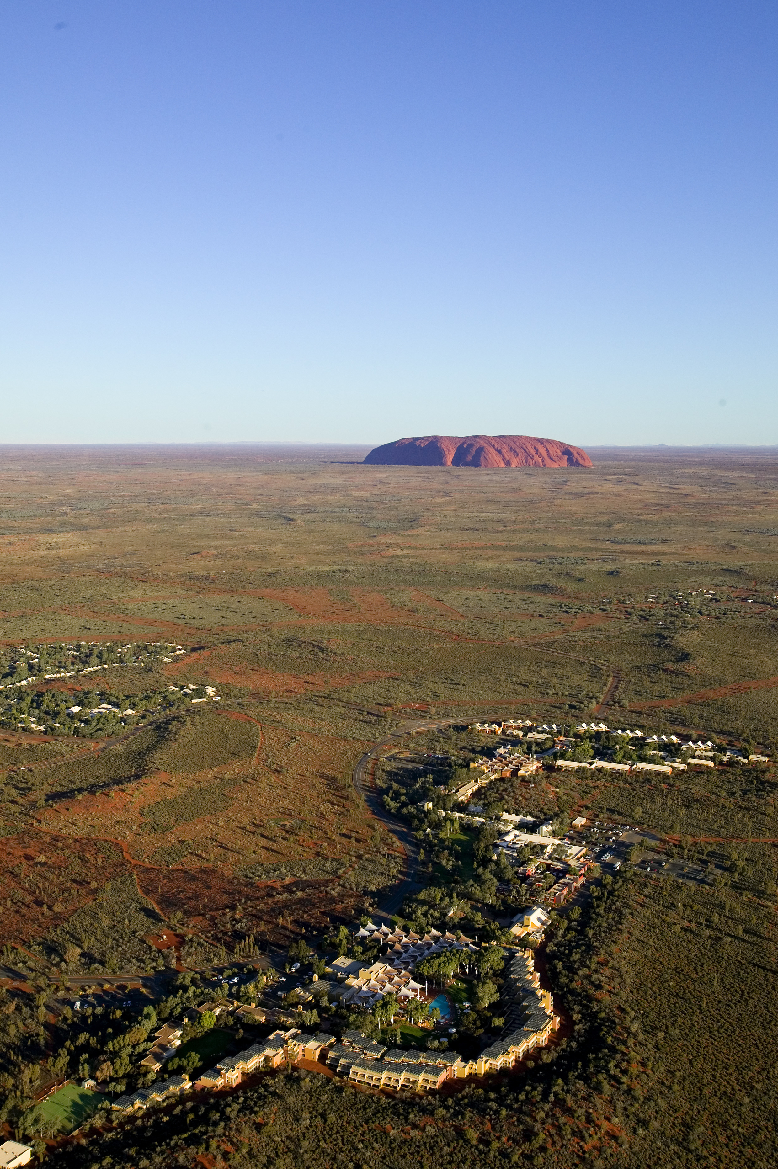 Ayers Rock Resort Aerial