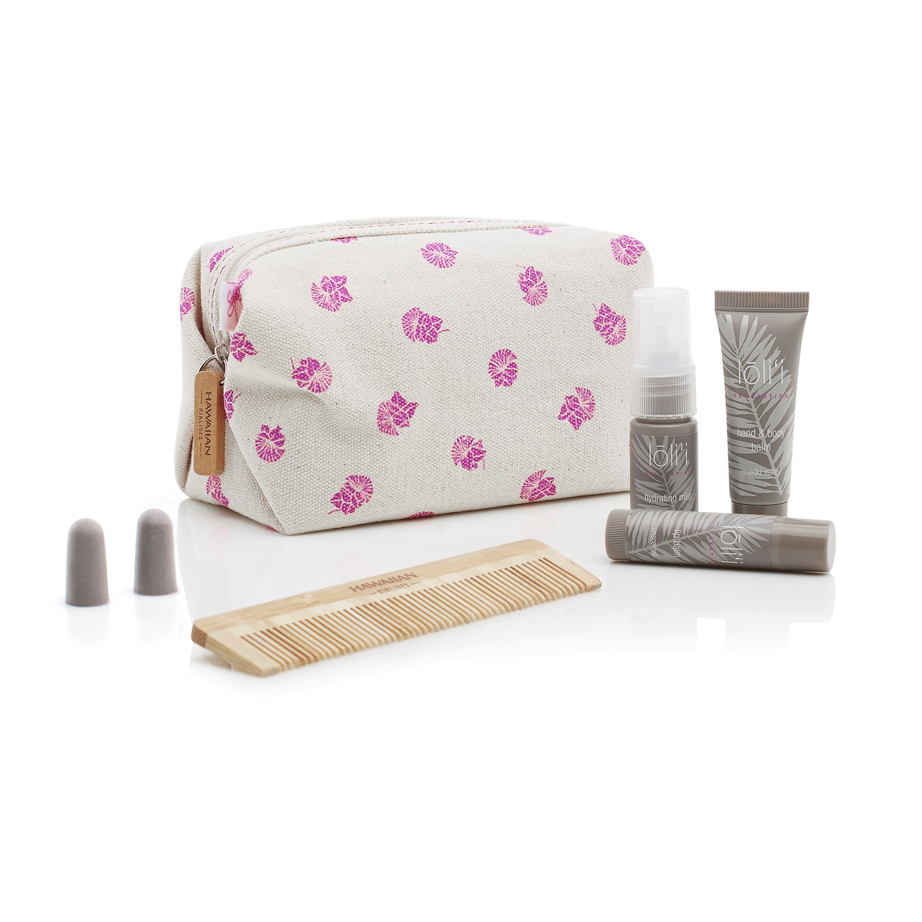 Extra Comfort personal amenities kit